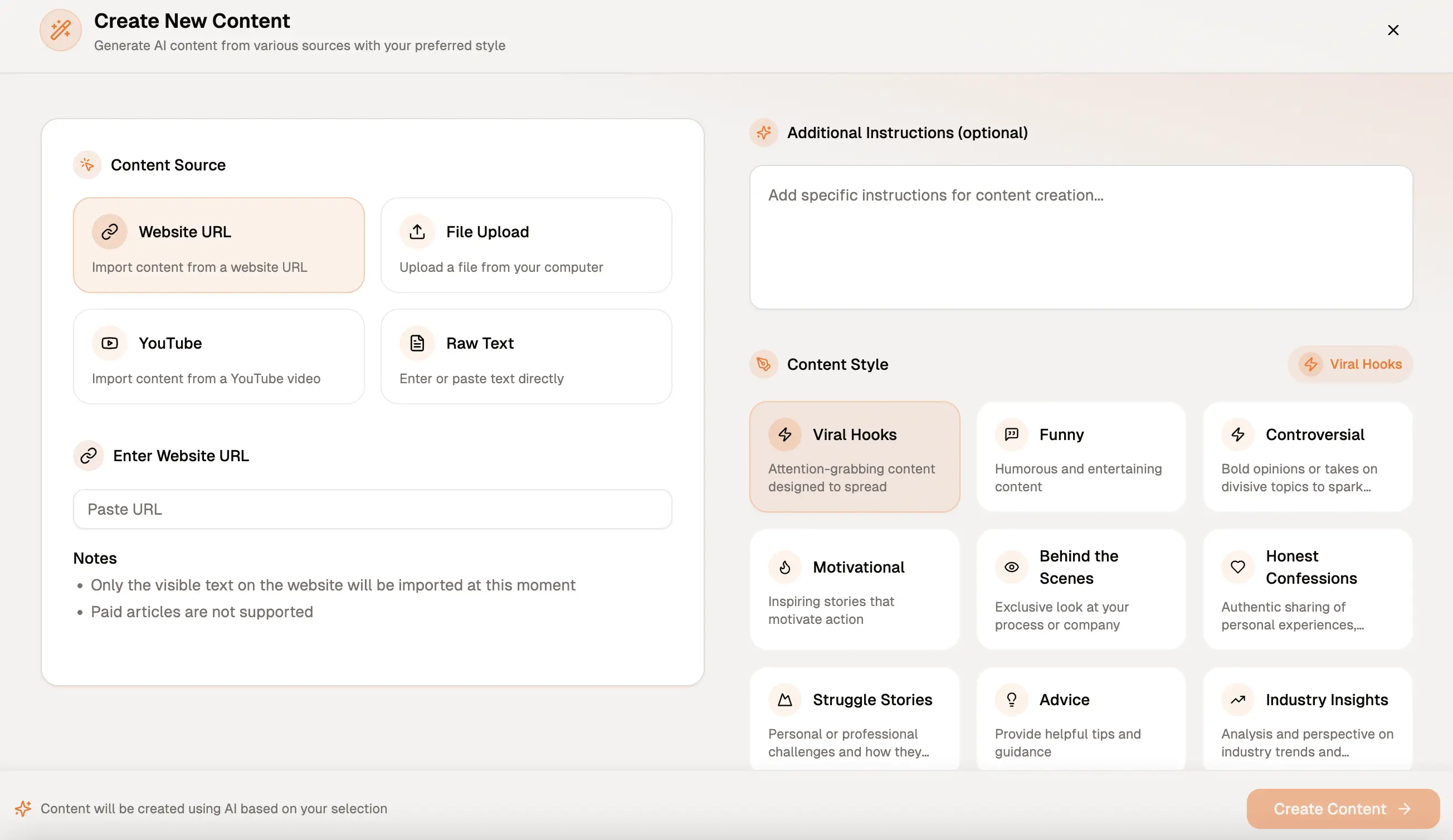 William interface preview